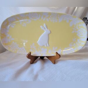 Magenta Yellow Bunny Platter